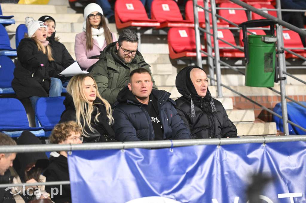 Kibice na meczu Miedź Legnica - Śląsk Wrocław