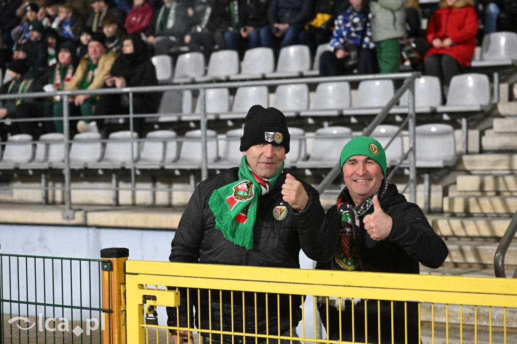 Kibice na meczu Miedź Legnica - Śląsk Wrocław