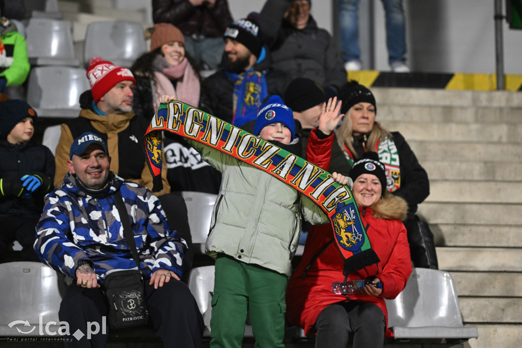 Kibice na meczu Miedź Legnica - Śląsk Wrocław