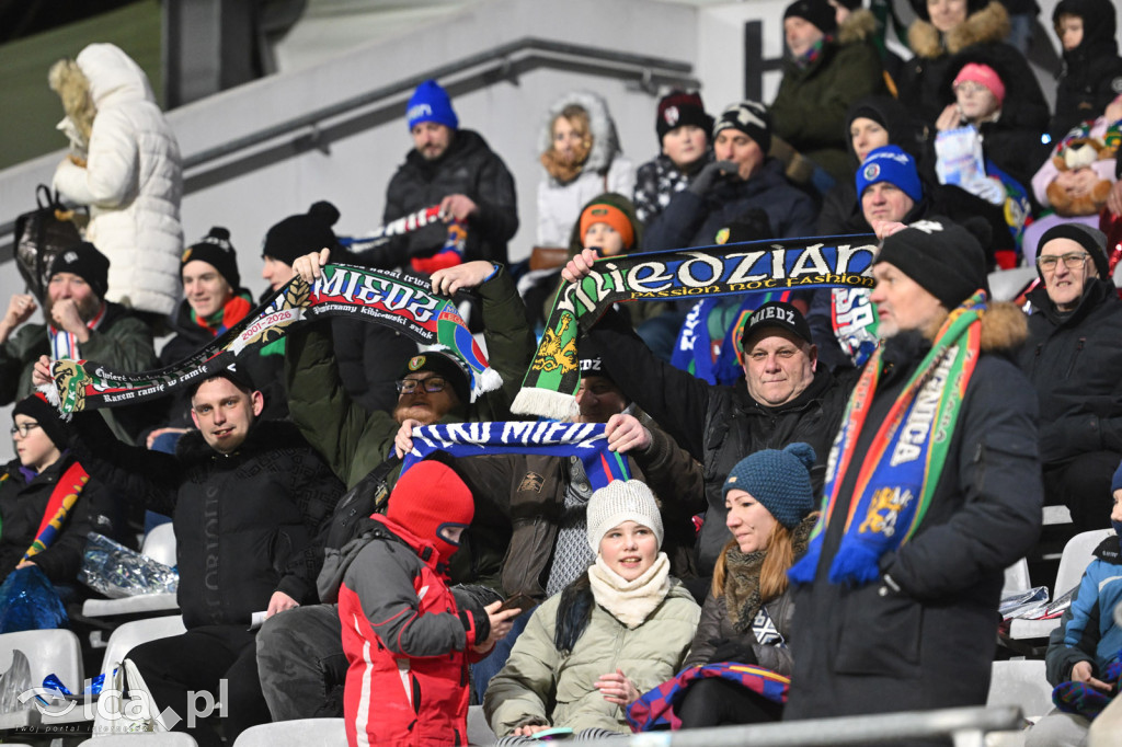 Kibice na meczu Miedź Legnica - Śląsk Wrocław