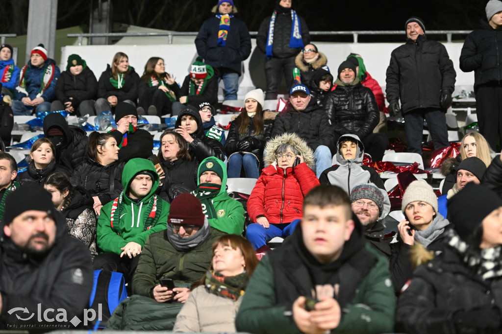 Kibice na meczu Miedź Legnica - Śląsk Wrocław