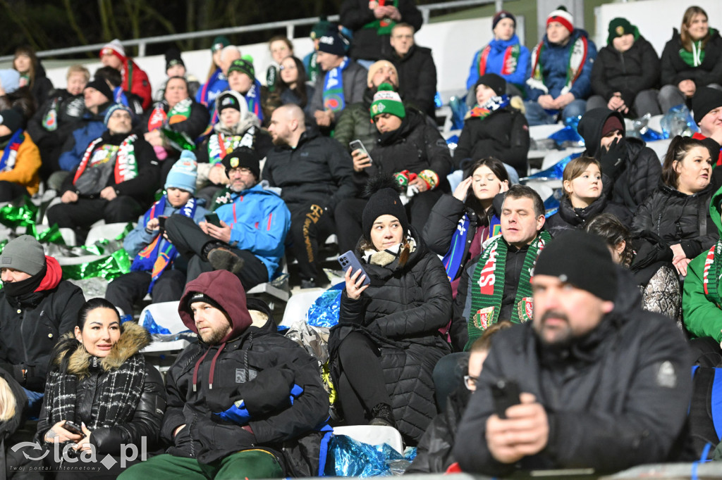 Kibice na meczu Miedź Legnica - Śląsk Wrocław