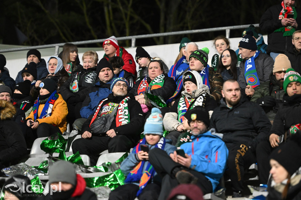 Kibice na meczu Miedź Legnica - Śląsk Wrocław