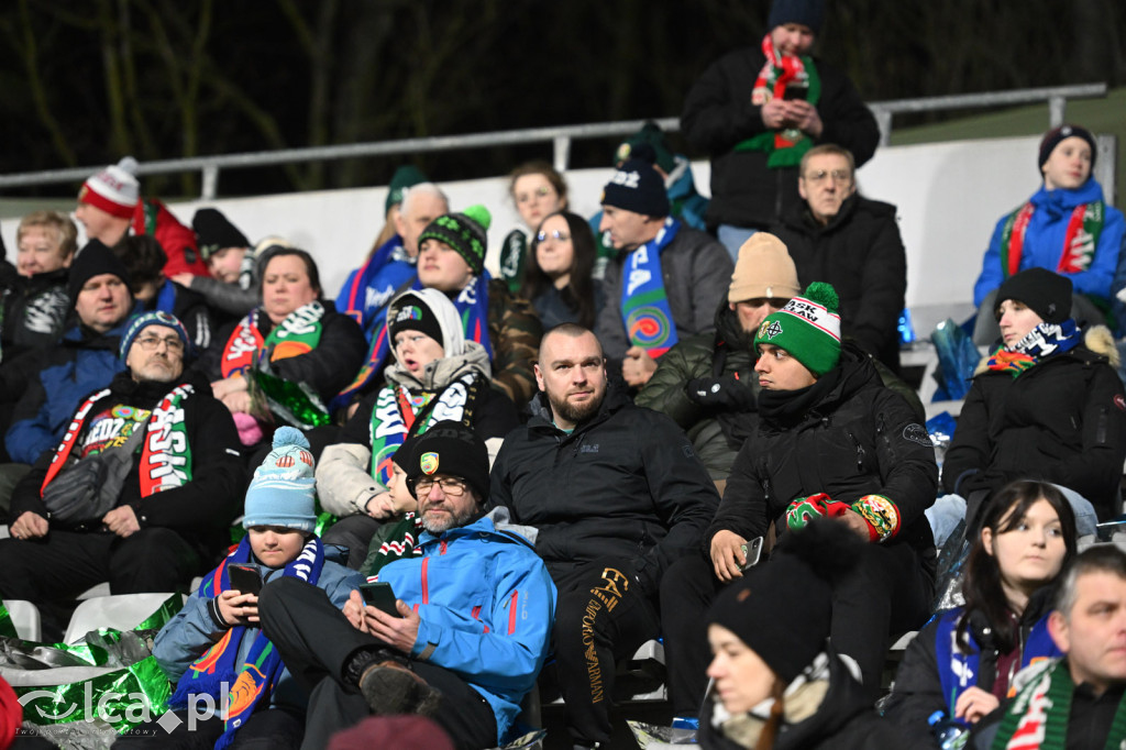 Kibice na meczu Miedź Legnica - Śląsk Wrocław