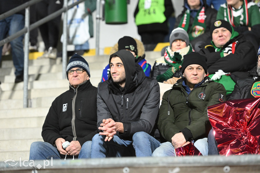 Kibice na meczu Miedź Legnica - Śląsk Wrocław
