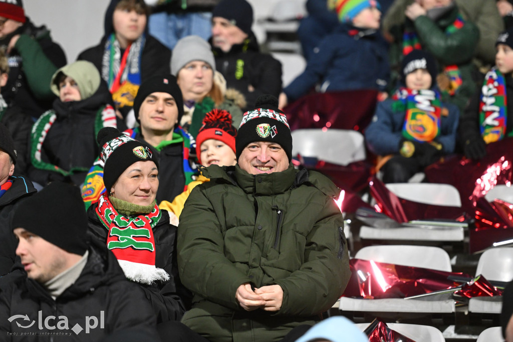 Kibice na meczu Miedź Legnica - Śląsk Wrocław