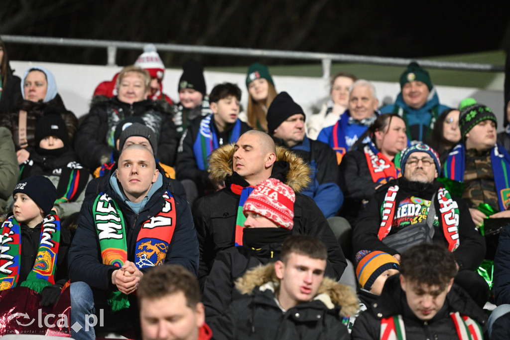 Kibice na meczu Miedź Legnica - Śląsk Wrocław