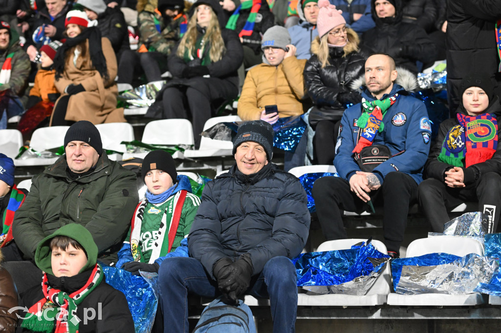 Kibice na meczu Miedź Legnica - Śląsk Wrocław