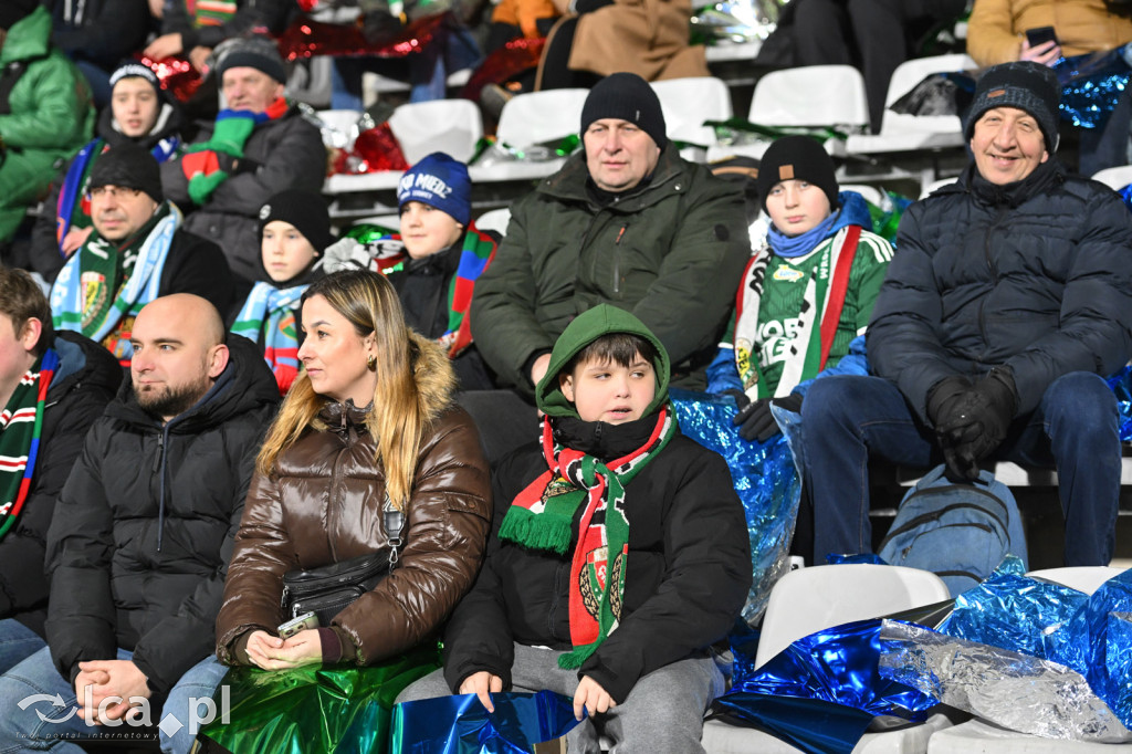 Kibice na meczu Miedź Legnica - Śląsk Wrocław