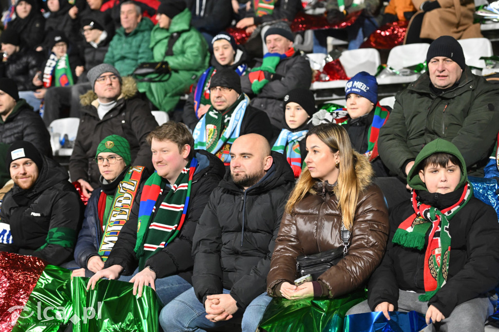 Kibice na meczu Miedź Legnica - Śląsk Wrocław