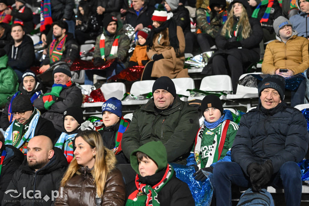Kibice na meczu Miedź Legnica - Śląsk Wrocław