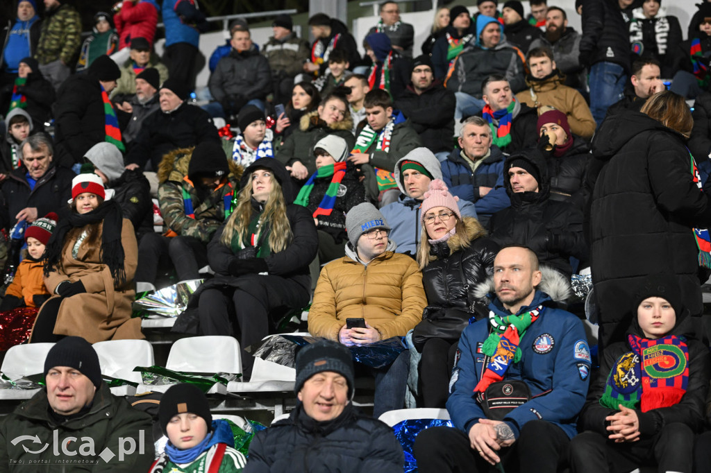 Kibice na meczu Miedź Legnica - Śląsk Wrocław