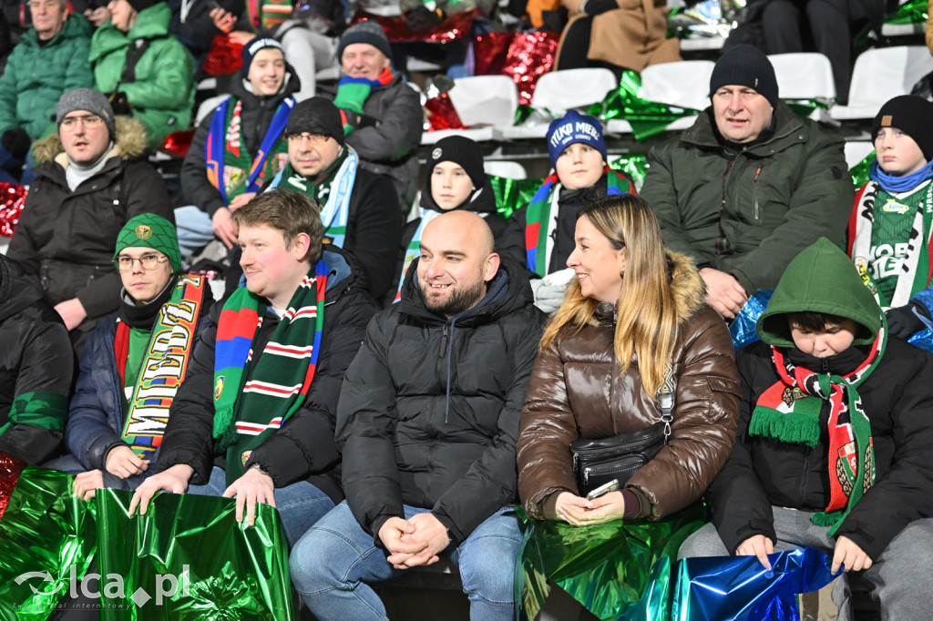 Kibice na meczu Miedź Legnica - Śląsk Wrocław