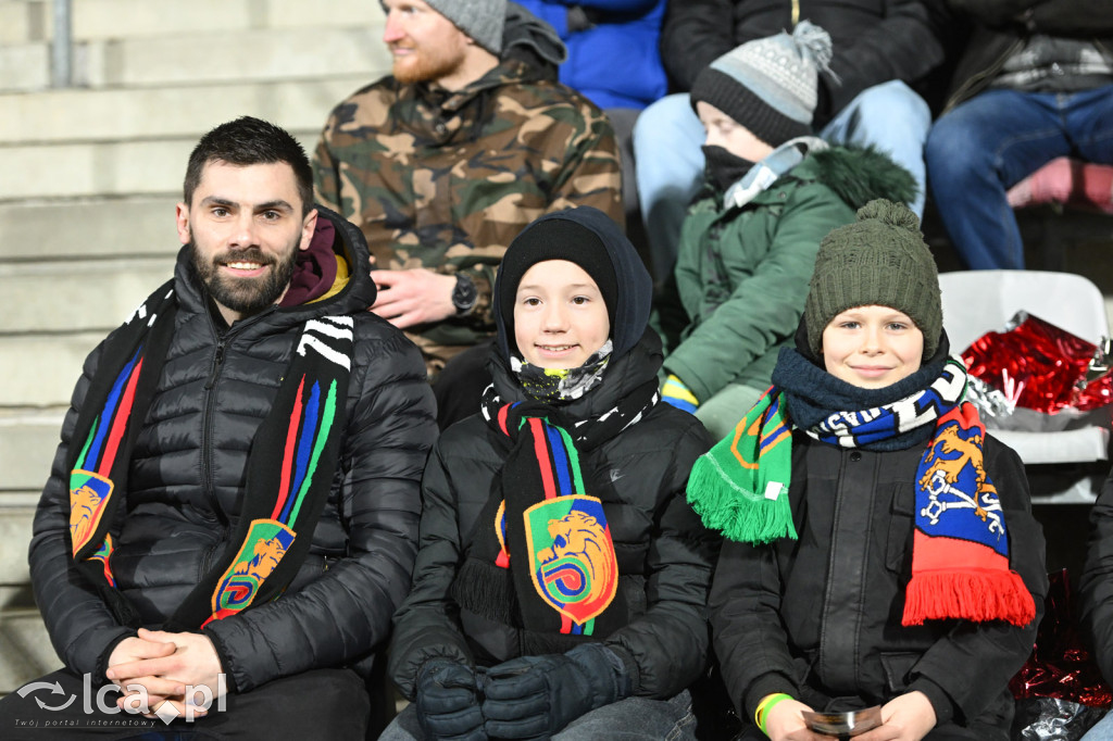 Kibice na meczu Miedź Legnica - Śląsk Wrocław