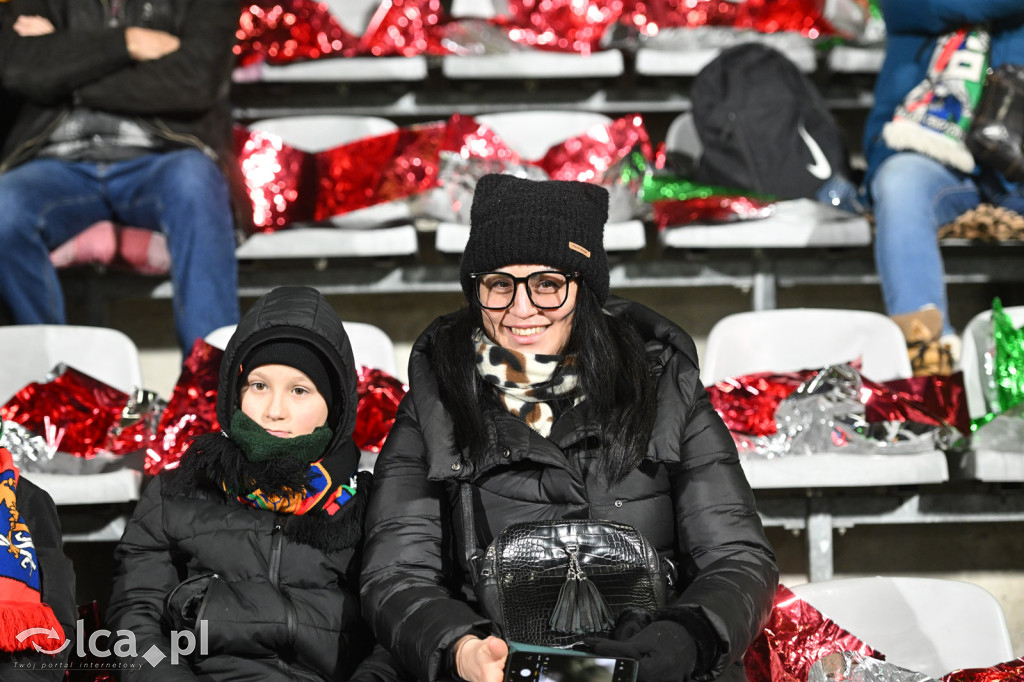 Kibice na meczu Miedź Legnica - Śląsk Wrocław