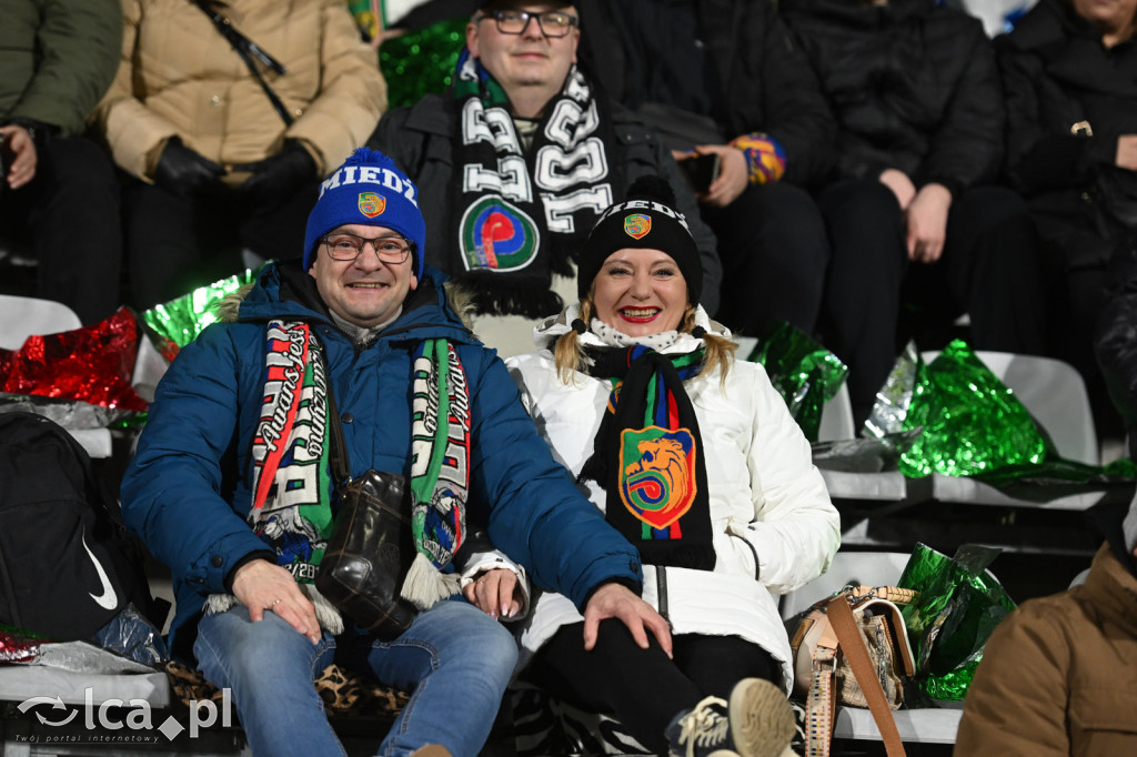 Kibice na meczu Miedź Legnica - Śląsk Wrocław