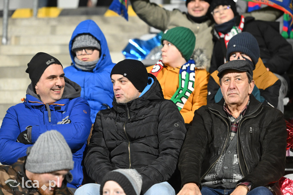 Kibice na meczu Miedź Legnica - Śląsk Wrocław