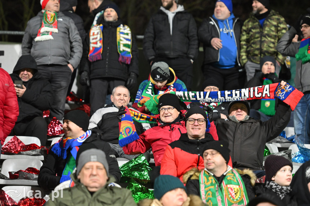 Kibice na meczu Miedź Legnica - Śląsk Wrocław