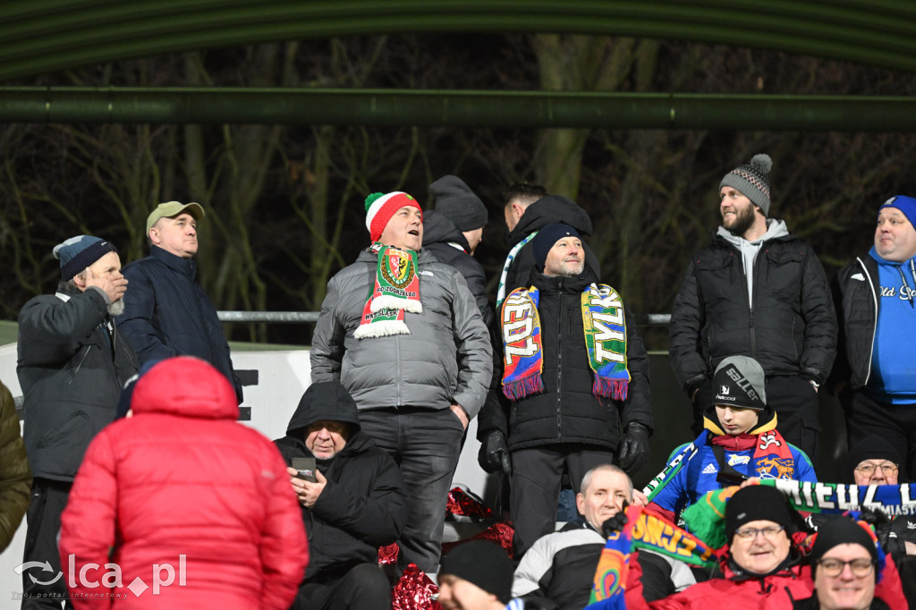 Kibice na meczu Miedź Legnica - Śląsk Wrocław