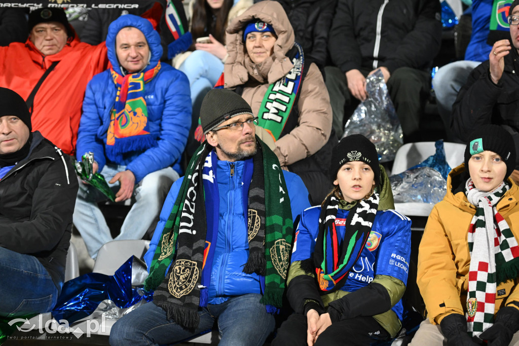 Kibice na meczu Miedź Legnica - Śląsk Wrocław