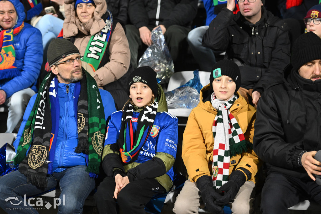 Kibice na meczu Miedź Legnica - Śląsk Wrocław