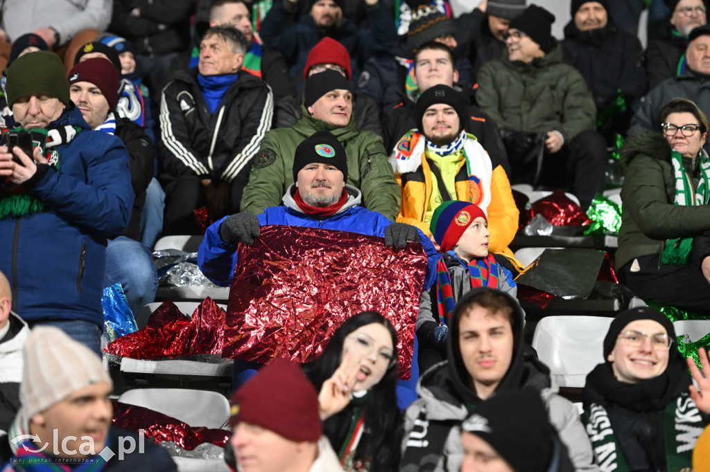Kibice na meczu Miedź Legnica - Śląsk Wrocław