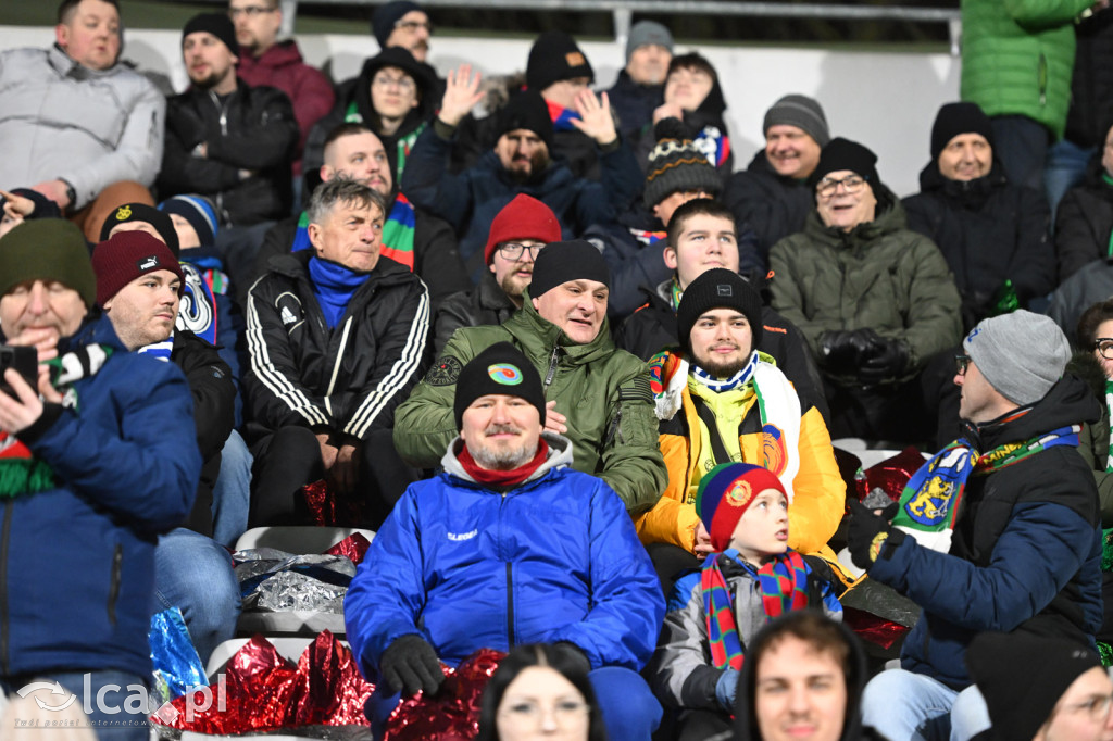 Kibice na meczu Miedź Legnica - Śląsk Wrocław