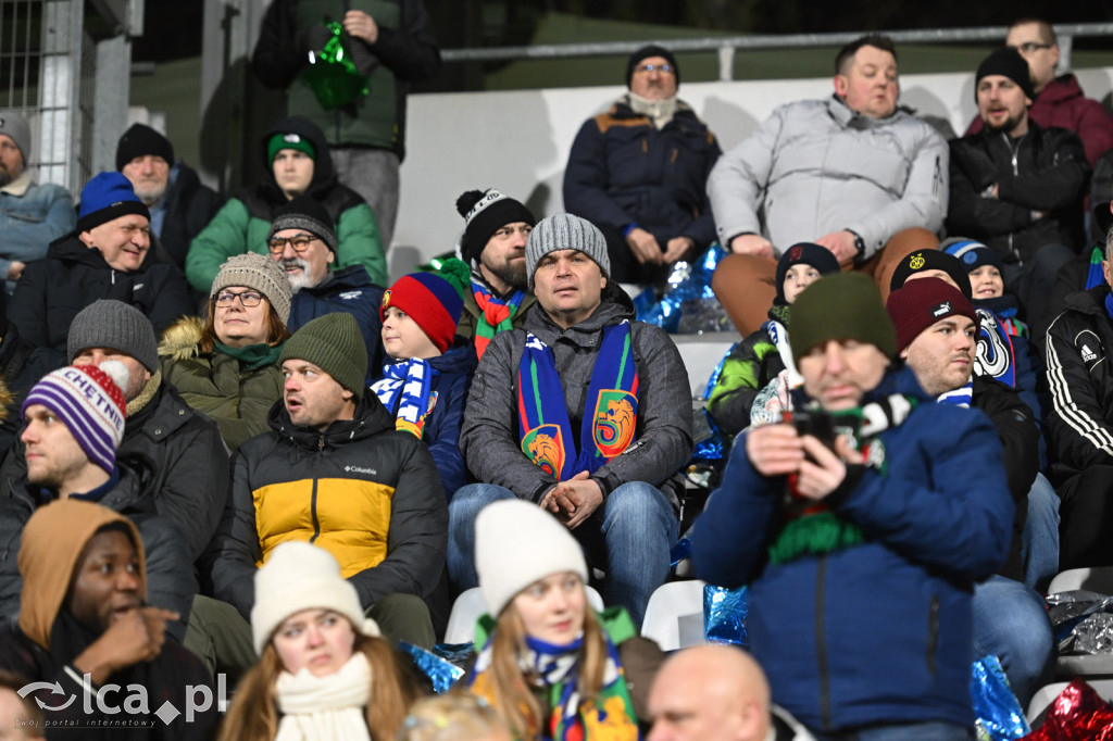 Kibice na meczu Miedź Legnica - Śląsk Wrocław