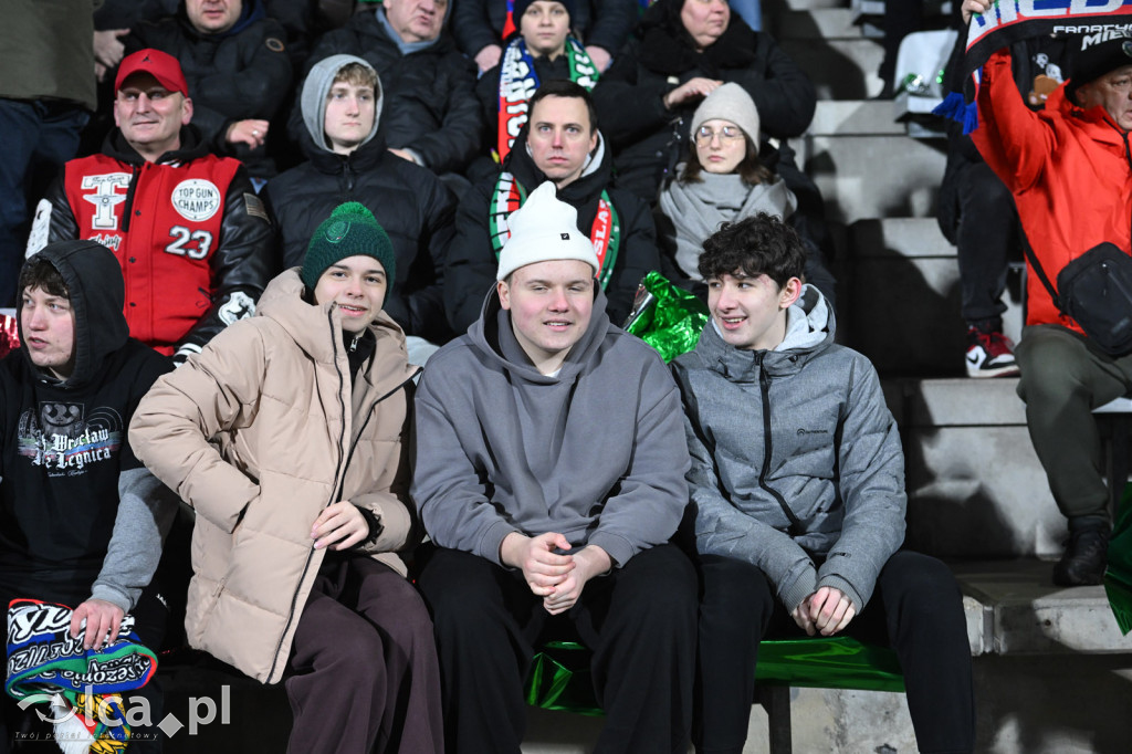 Kibice na meczu Miedź Legnica - Śląsk Wrocław