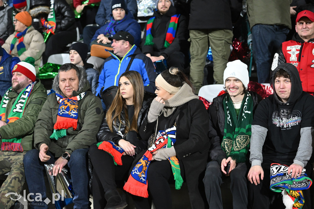 Kibice na meczu Miedź Legnica - Śląsk Wrocław