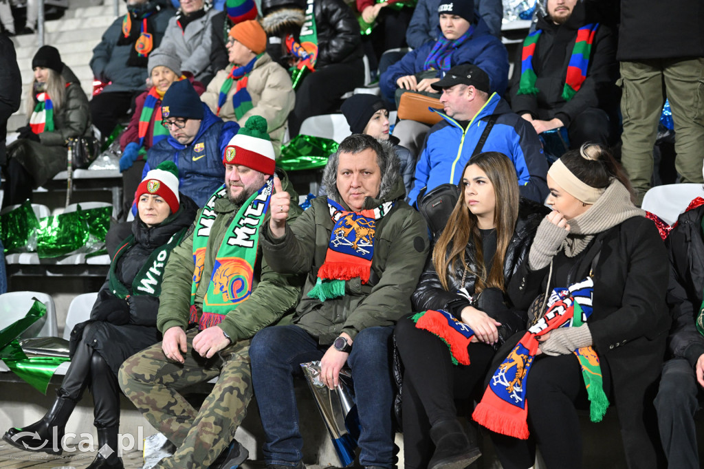 Kibice na meczu Miedź Legnica - Śląsk Wrocław