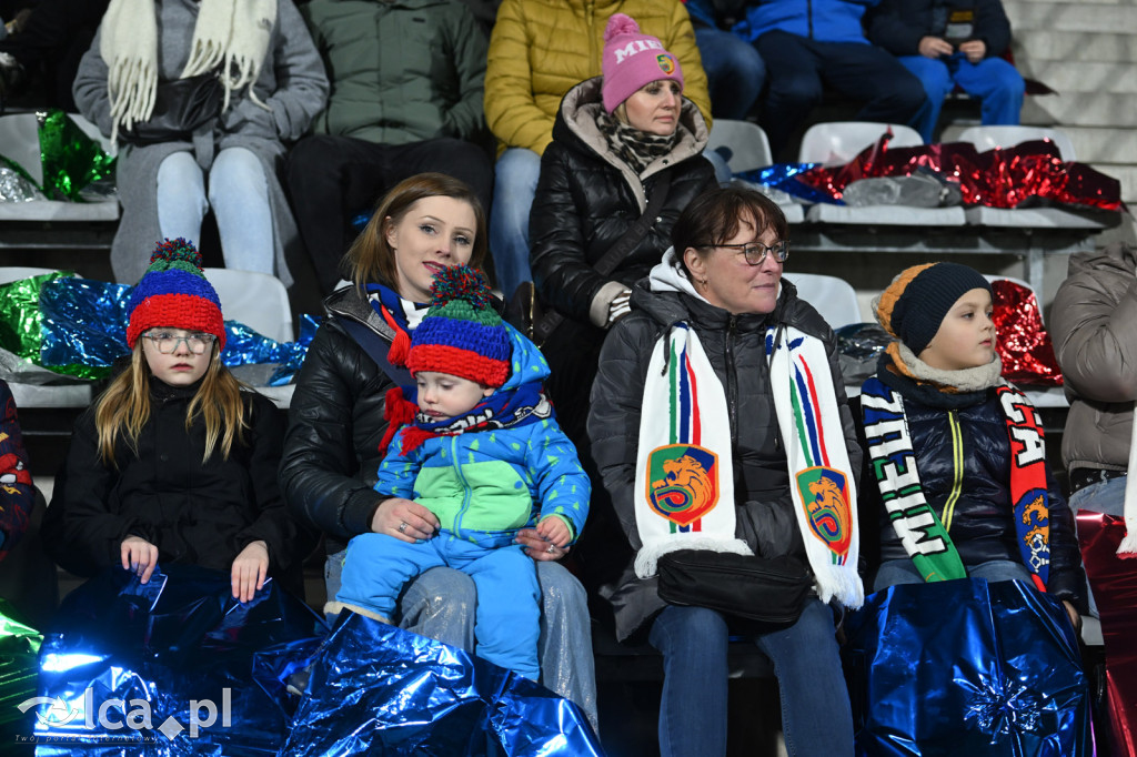 Kibice na meczu Miedź Legnica - Śląsk Wrocław