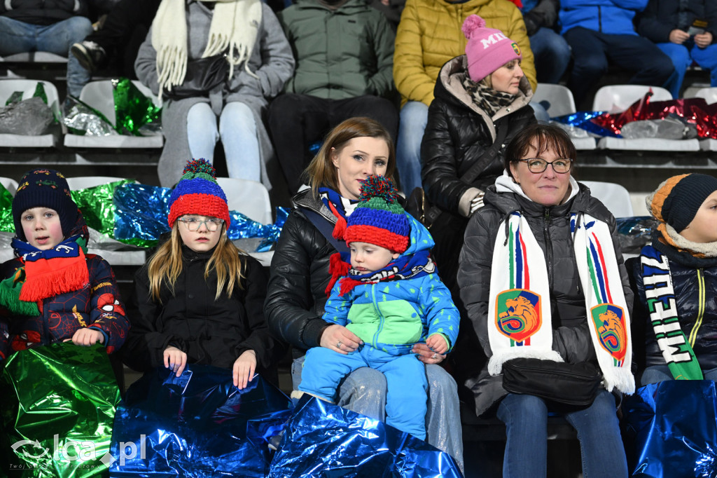 Kibice na meczu Miedź Legnica - Śląsk Wrocław
