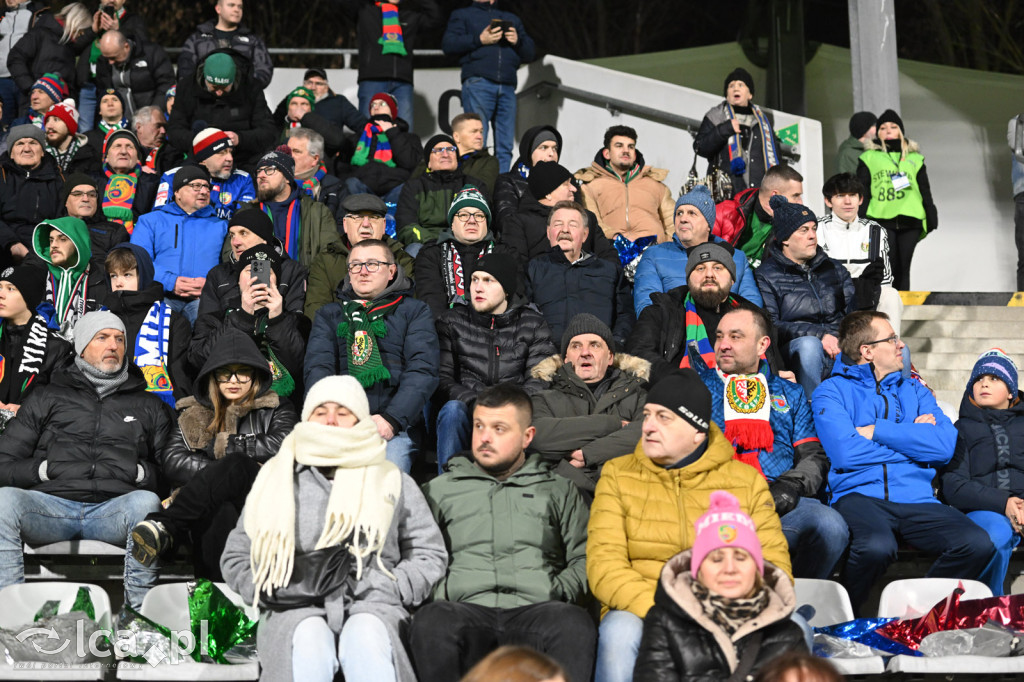 Kibice na meczu Miedź Legnica - Śląsk Wrocław