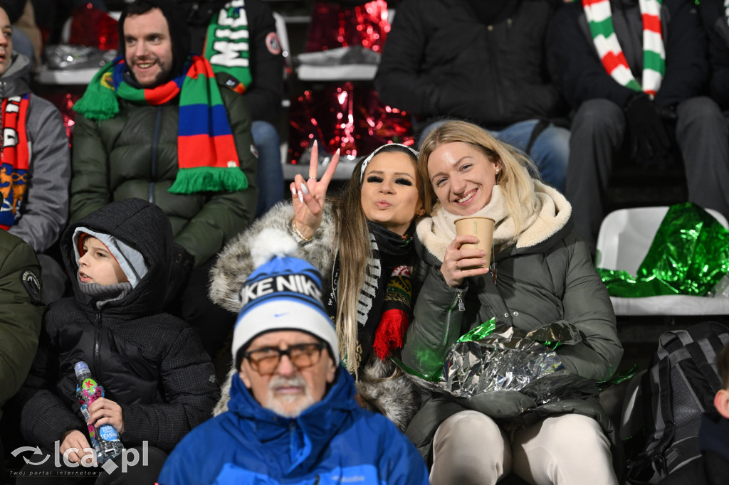 Kibice na meczu Miedź Legnica - Śląsk Wrocław