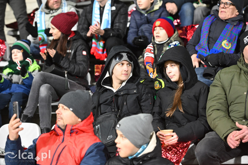 Kibice na meczu Miedź Legnica - Śląsk Wrocław