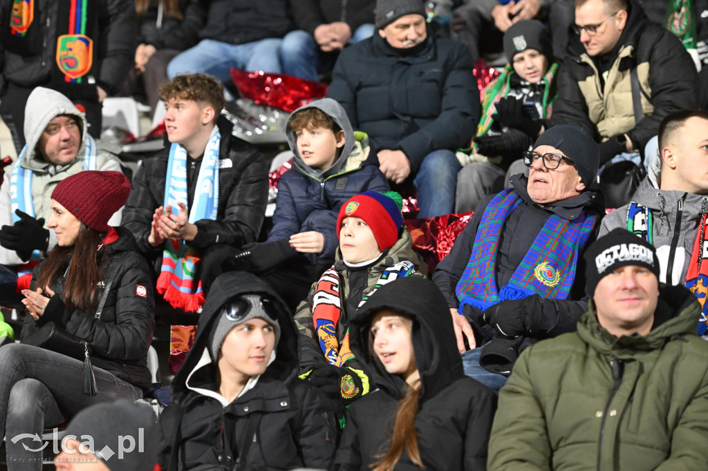 Kibice na meczu Miedź Legnica - Śląsk Wrocław