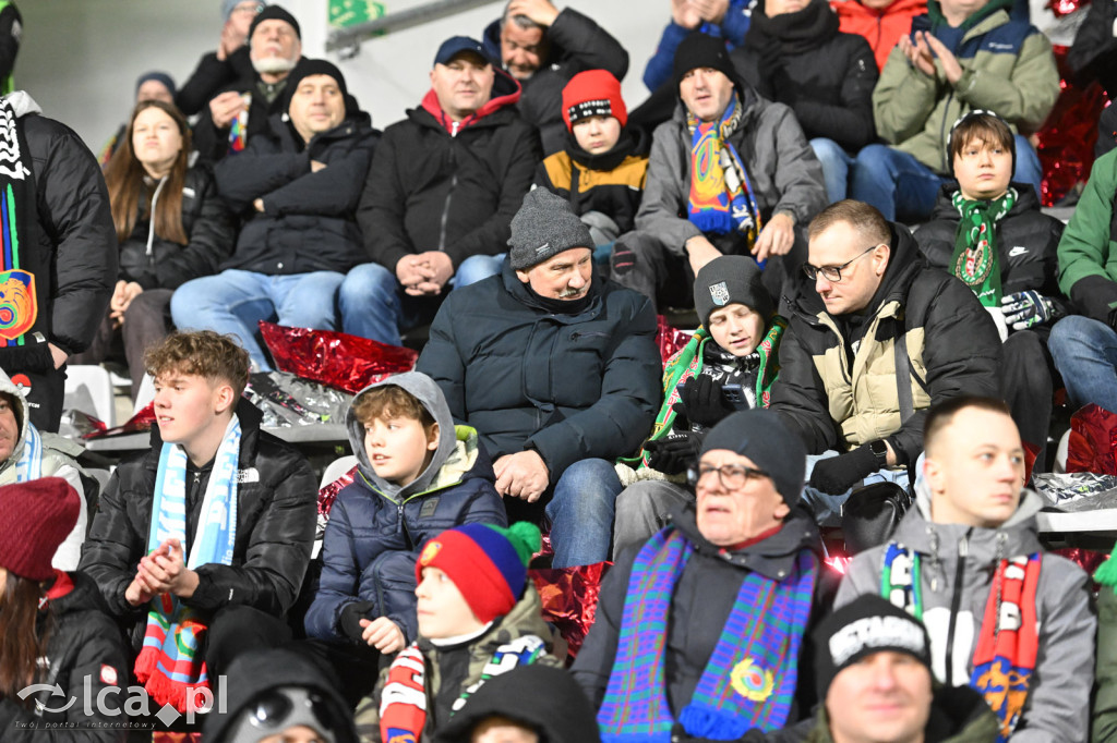 Kibice na meczu Miedź Legnica - Śląsk Wrocław