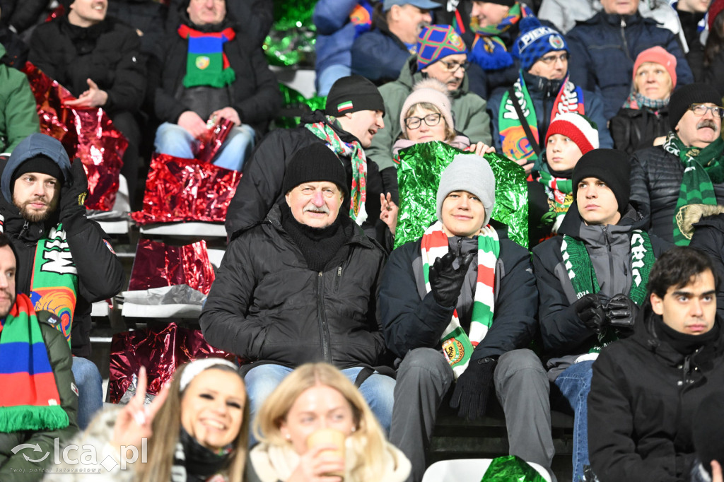 Kibice na meczu Miedź Legnica - Śląsk Wrocław