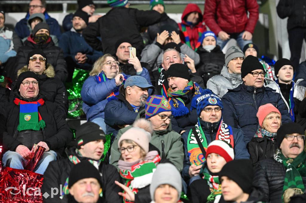 Kibice na meczu Miedź Legnica - Śląsk Wrocław