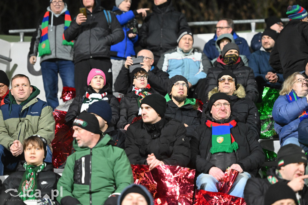 Kibice na meczu Miedź Legnica - Śląsk Wrocław