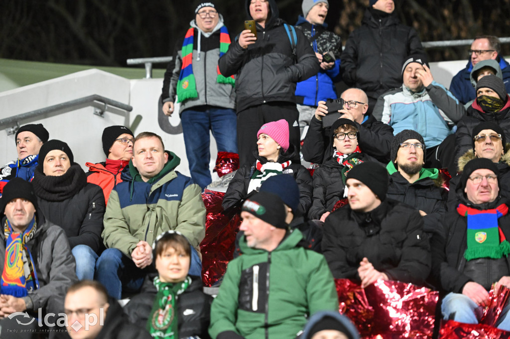 Kibice na meczu Miedź Legnica - Śląsk Wrocław