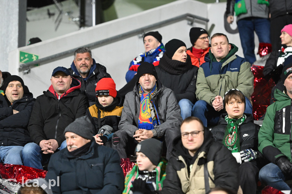 Kibice na meczu Miedź Legnica - Śląsk Wrocław