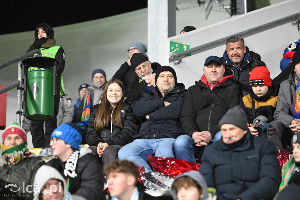 Kibice na meczu Miedź Legnica - Śląsk Wrocław