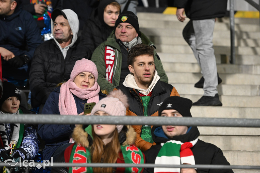 Kibice na meczu Miedź Legnica - Śląsk Wrocław