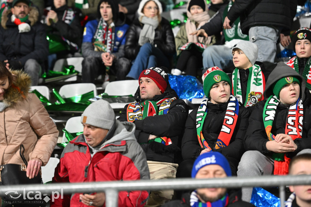 Kibice na meczu Miedź Legnica - Śląsk Wrocław