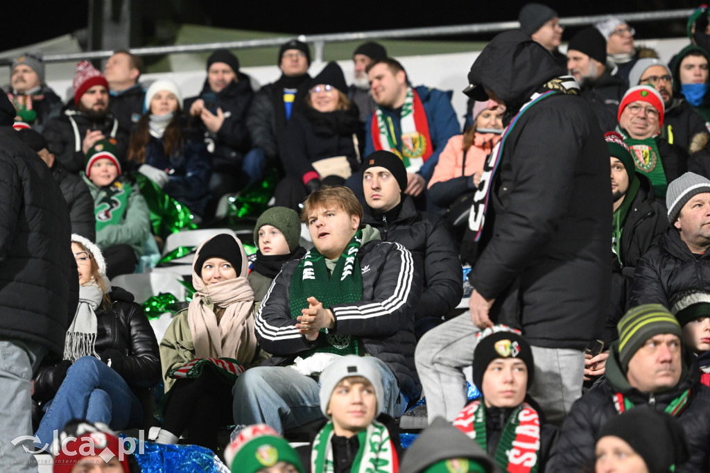 Kibice na meczu Miedź Legnica - Śląsk Wrocław