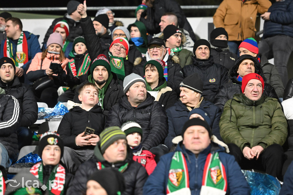 Kibice na meczu Miedź Legnica - Śląsk Wrocław