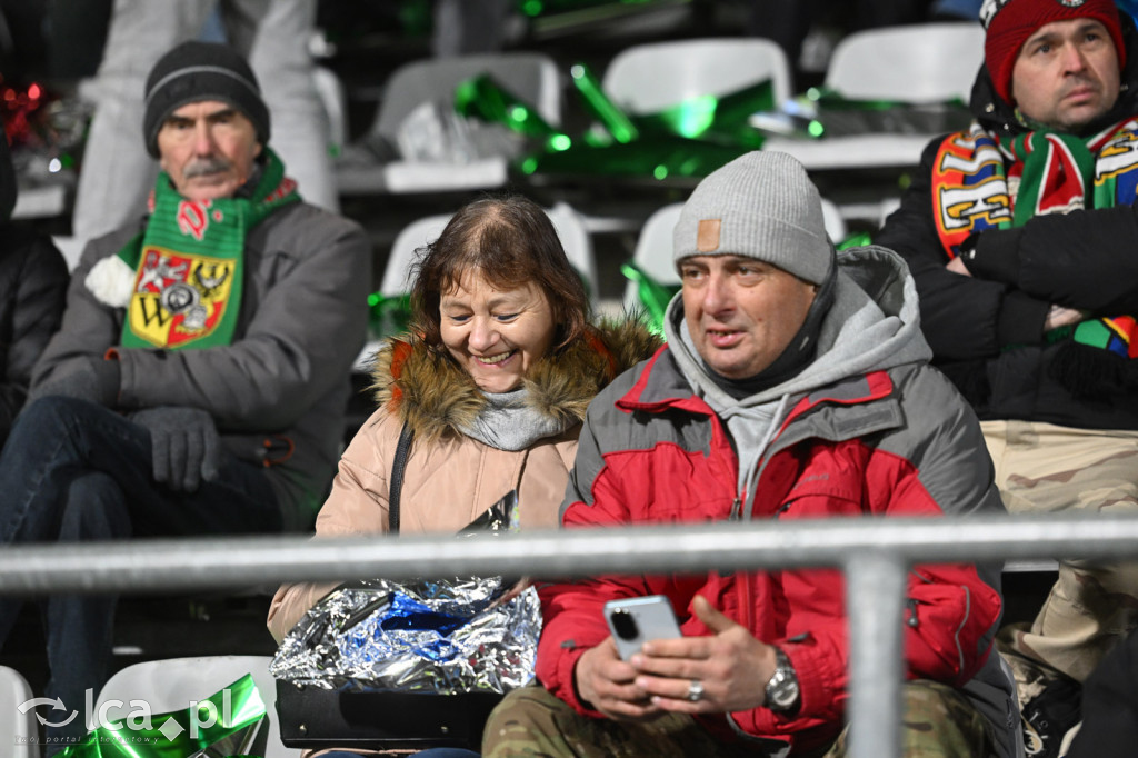 Kibice na meczu Miedź Legnica - Śląsk Wrocław