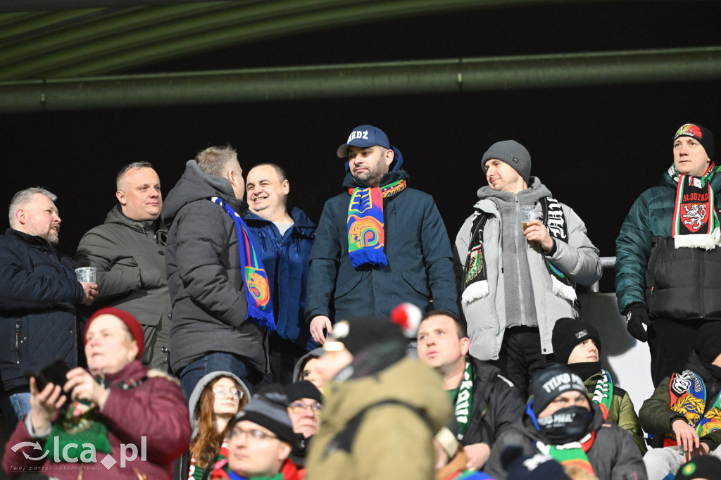 Kibice na meczu Miedź Legnica - Śląsk Wrocław